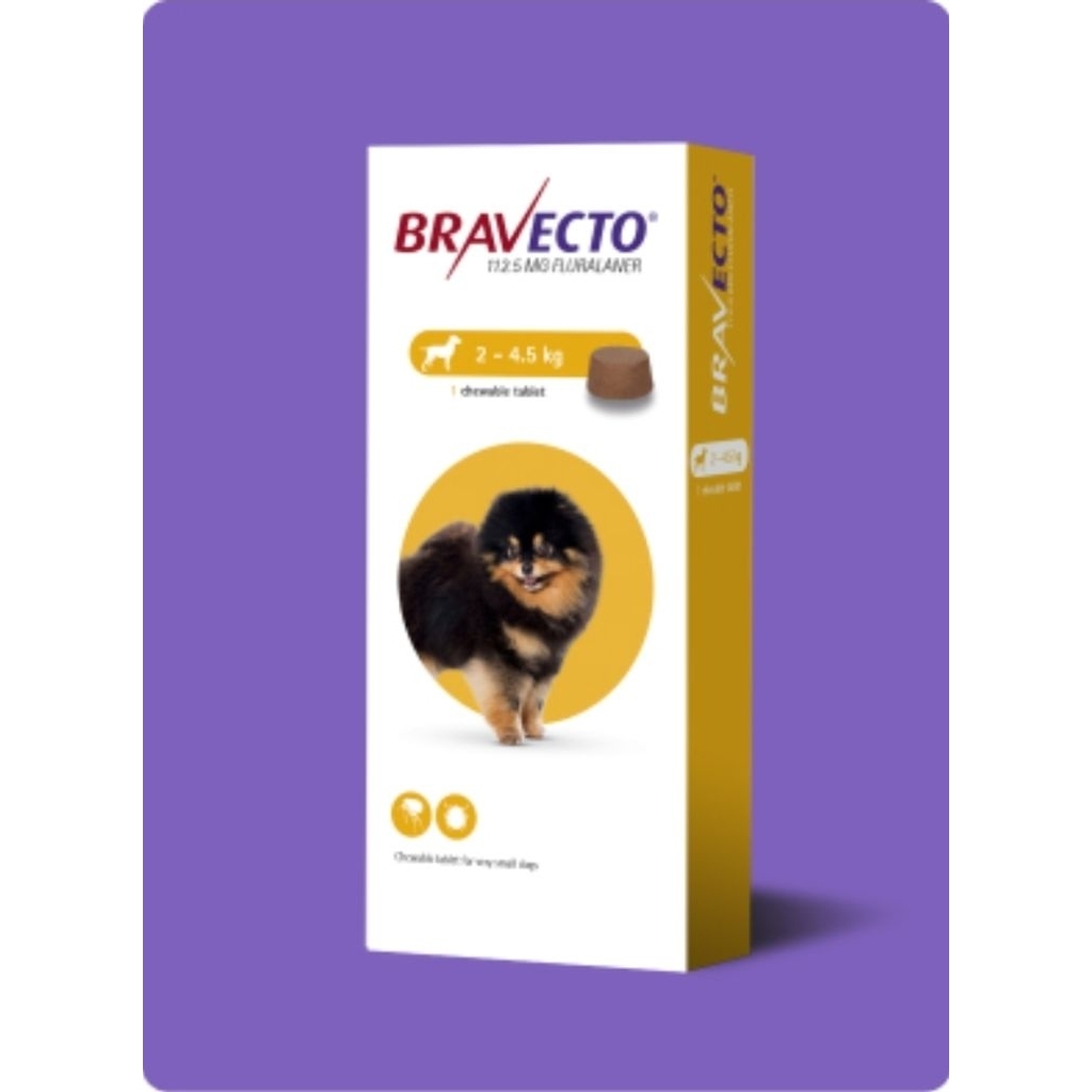 Bravecto Chew for Very Small Dogs (XS) 2-4.5kg