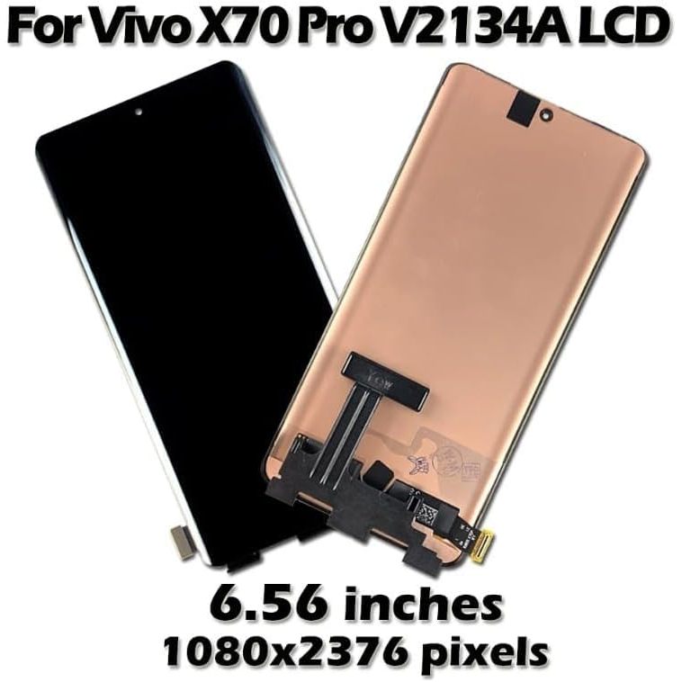 LCD FULLSET VIVO X60 PRO/X70 PRO BLACK OLED FINGERPRINT