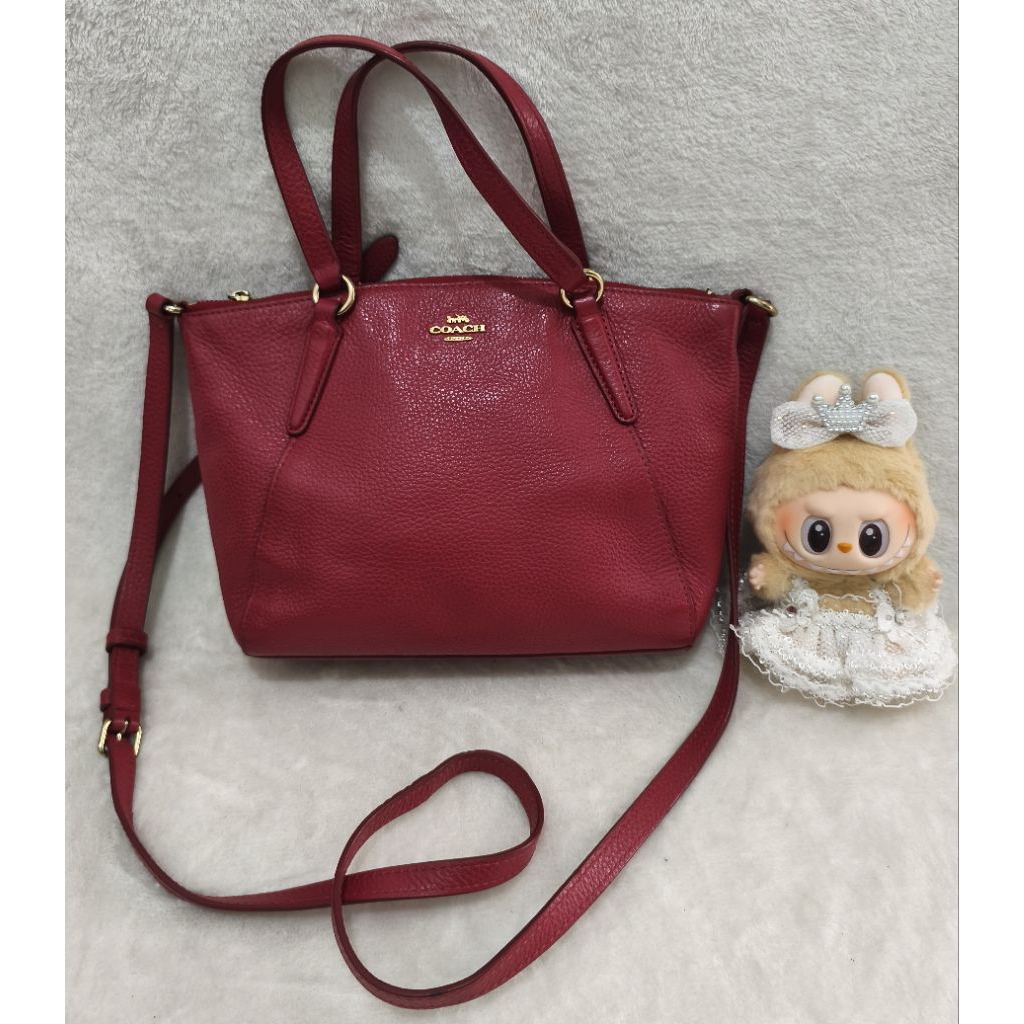 Tas C 0 A  C  H Mini Vintage Rare Original Sling Merah Cantik Banget