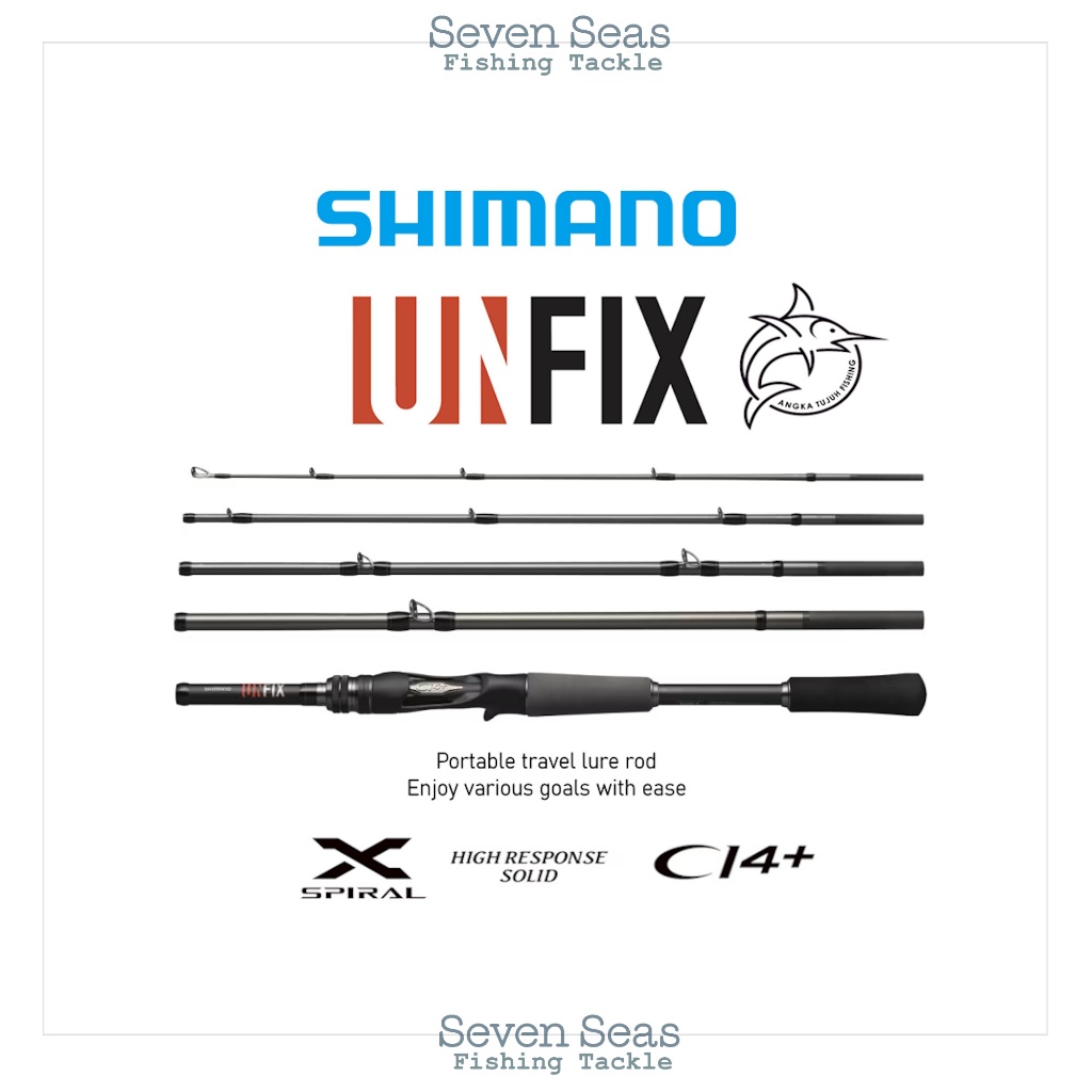 Joran Pancing Casting Shimano Unfix Model 2024 Travel Rod