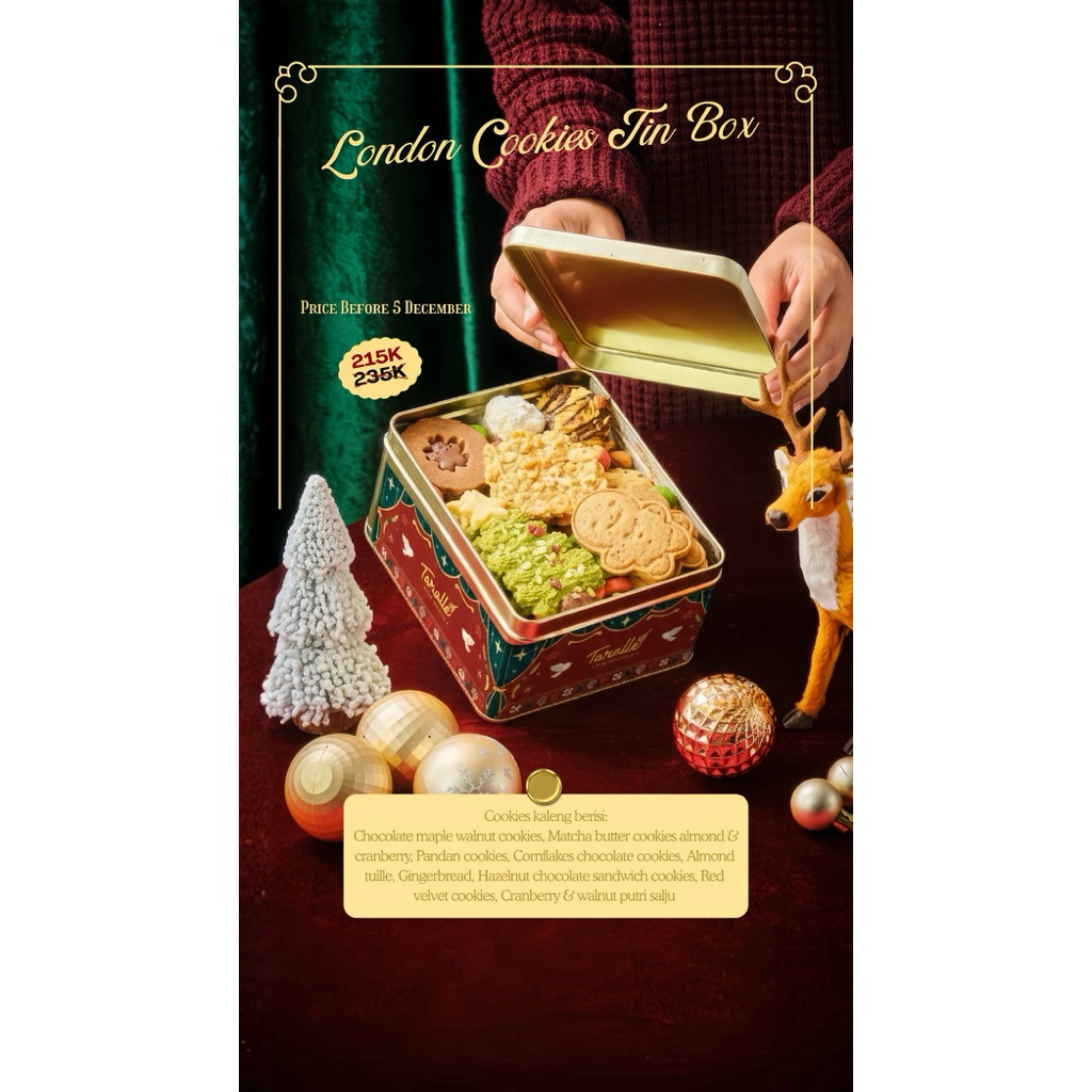 London cookies tin box - Hampers Christmas