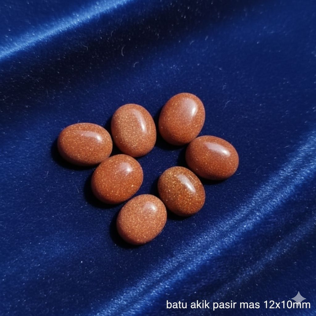 batu akik pasir mas mekah 12x10 mm
