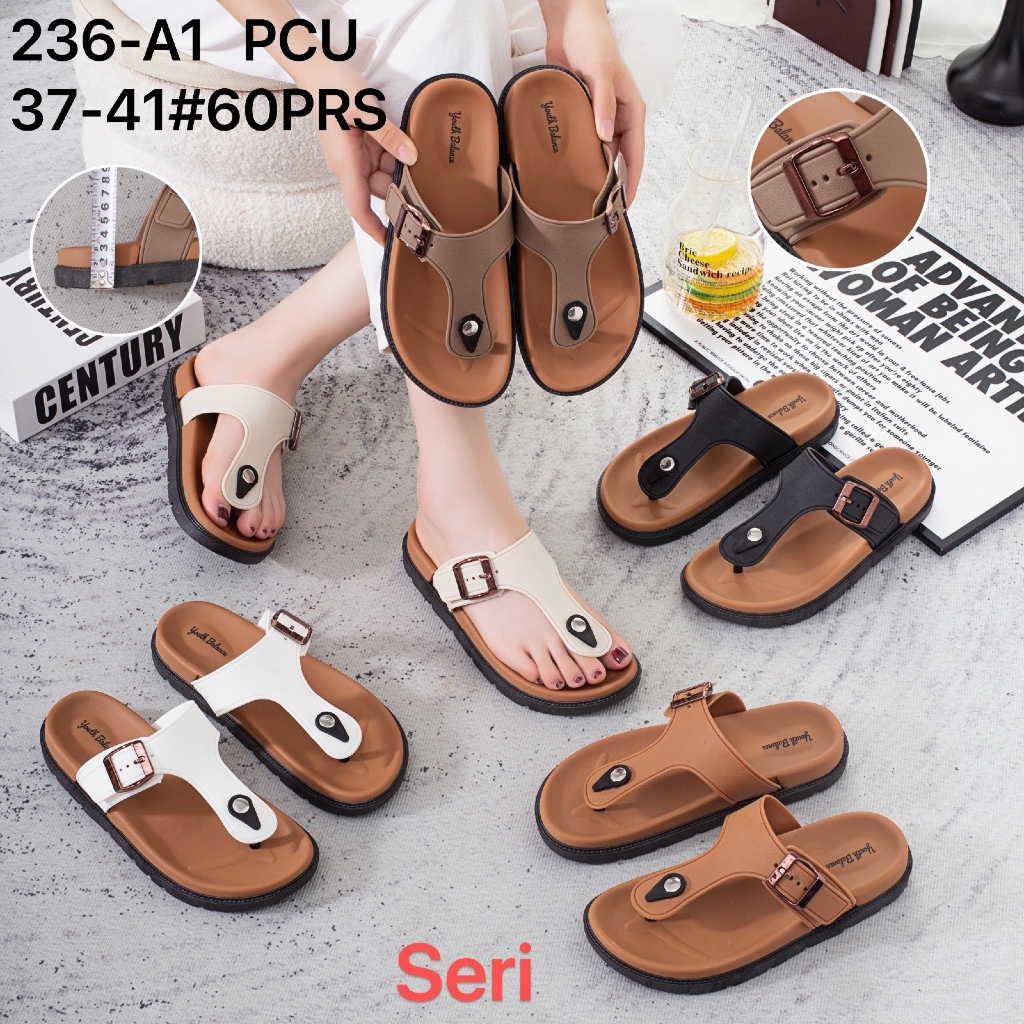 Sandal Jepit Wanita / Sandal Teplek jepit Brikenstock Youth Balance 236-A1