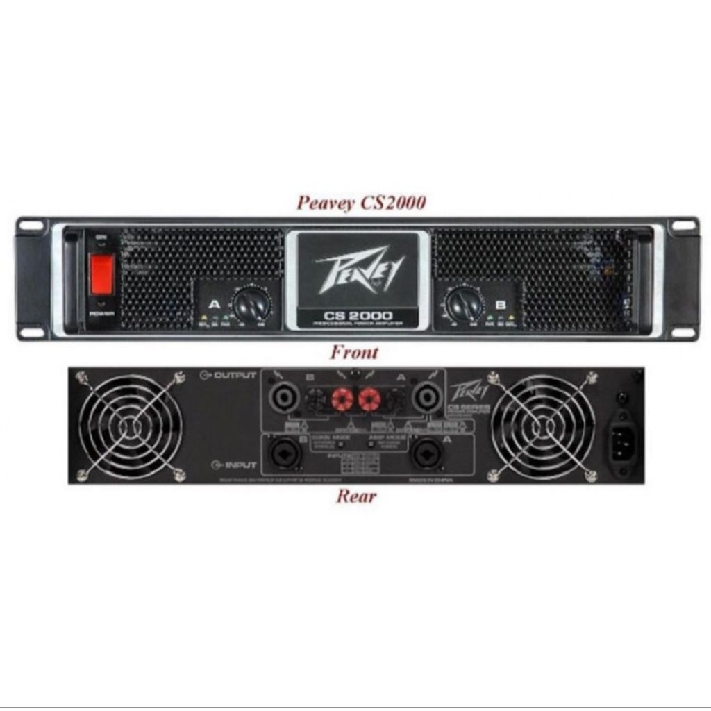 Power PEAVEY CS 2000 Premium sound / PEAVEY Power sound Premium 2000 watt profesional