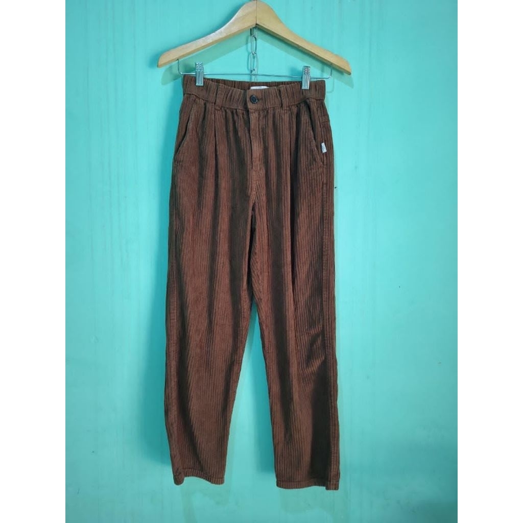 celana panjang zara corduroy vintage