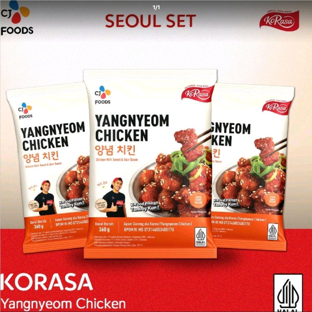 KORASA PANGNYEOM CHICKEN 360 GRAM