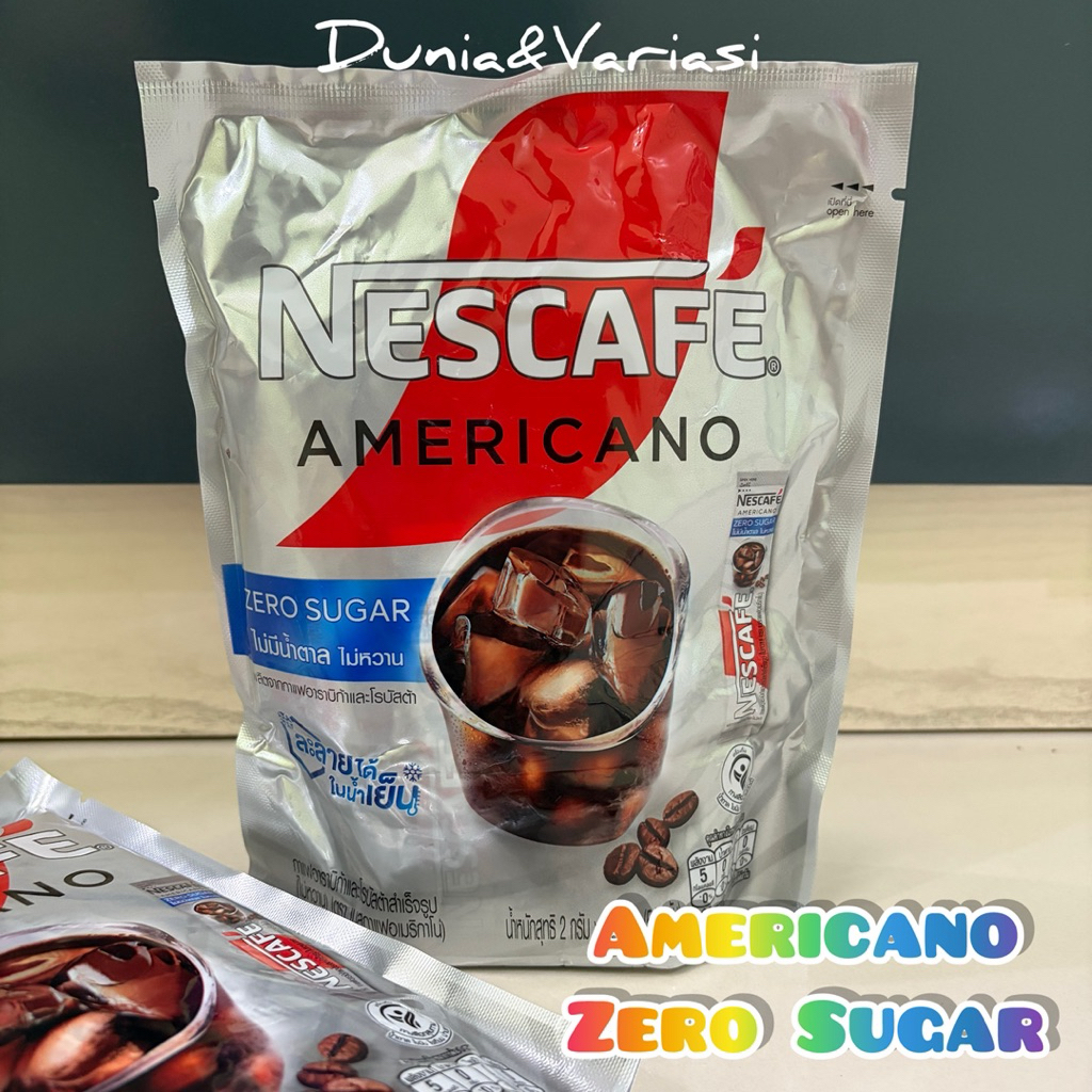 Kopi Bubuk Nescafe Americano Zero Sugar