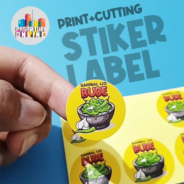 [100 PCS] 08A - STIKER SAMBAL | Sticker Label Logo Kemasan Packing Packaging UMKM Sambel