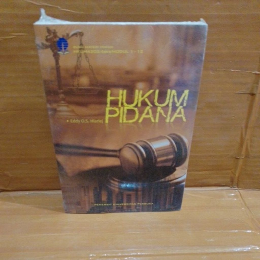 Buku UT Hukum Pidana By Eddy O.S.Hiariej Bekas Original