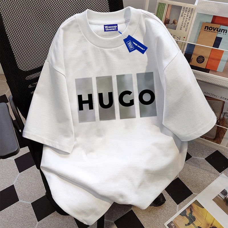DSSTORY | Korean style HUGO print  Anti-Uv50+ T-shirt |Atasan Wanita| Kaos Wanita | Baju atasan wani