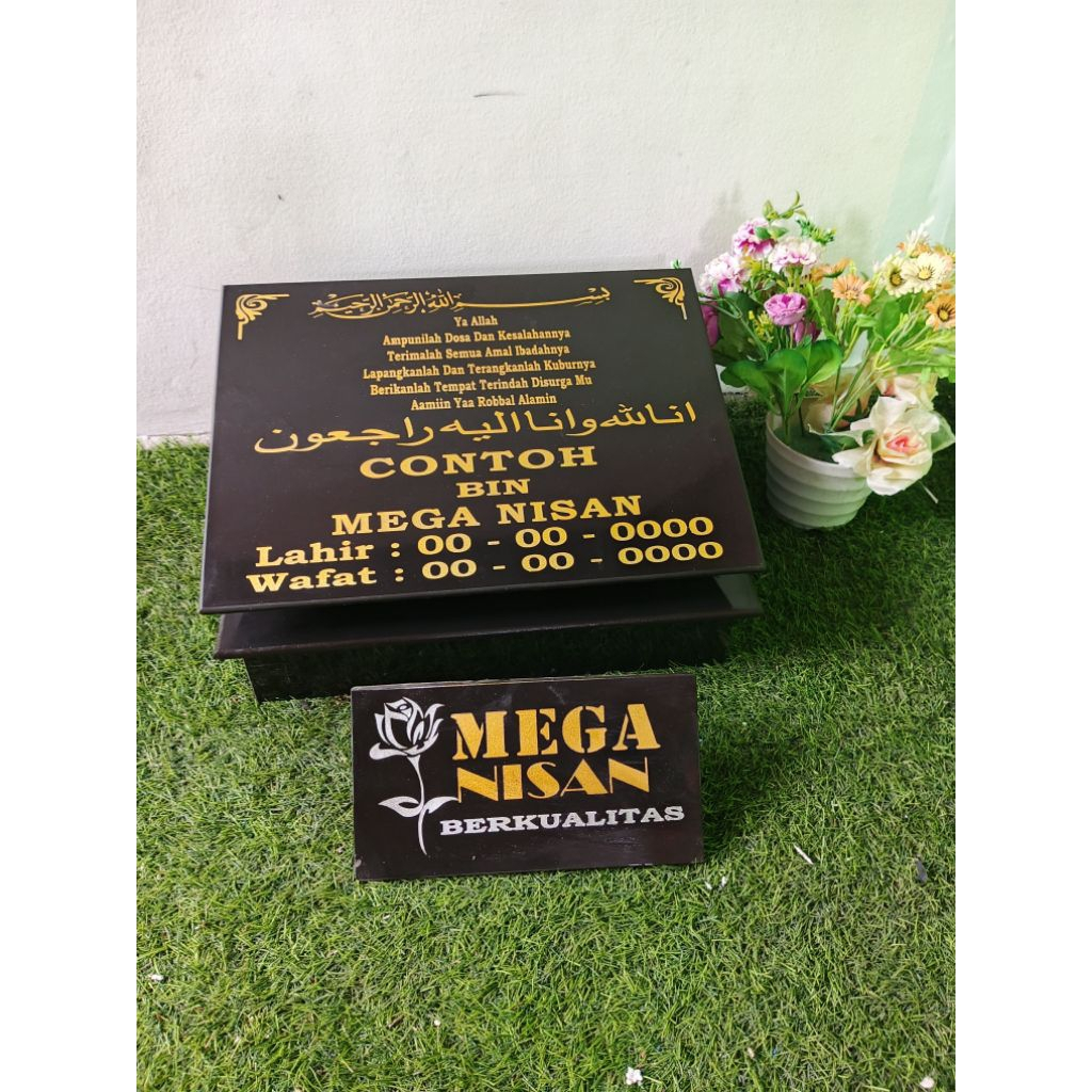 BATU NISAN GRANIT TILE( 30X40)BATU KUBURAN MAESAN GRANIT TILE+PACKING KAYU