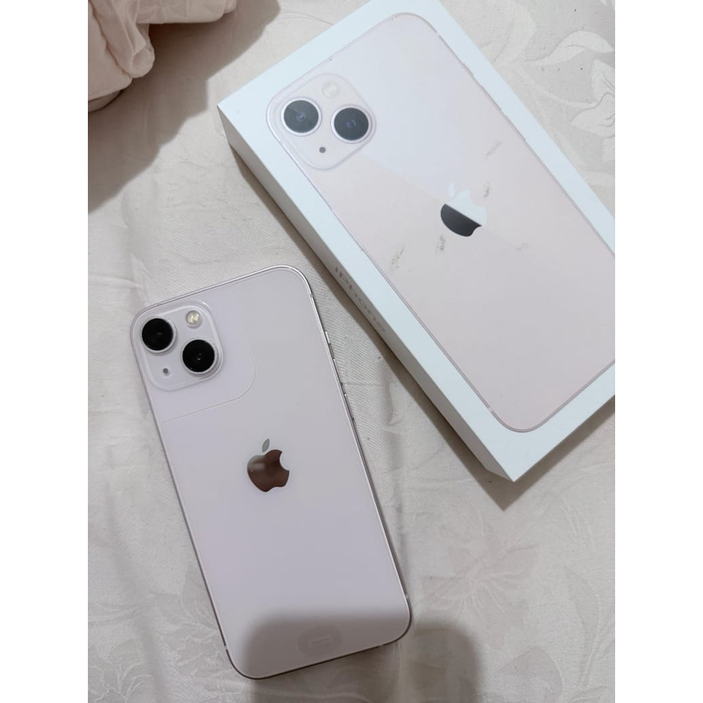 Preloved Iphone 13 Pink Ibox 128 GB Pink