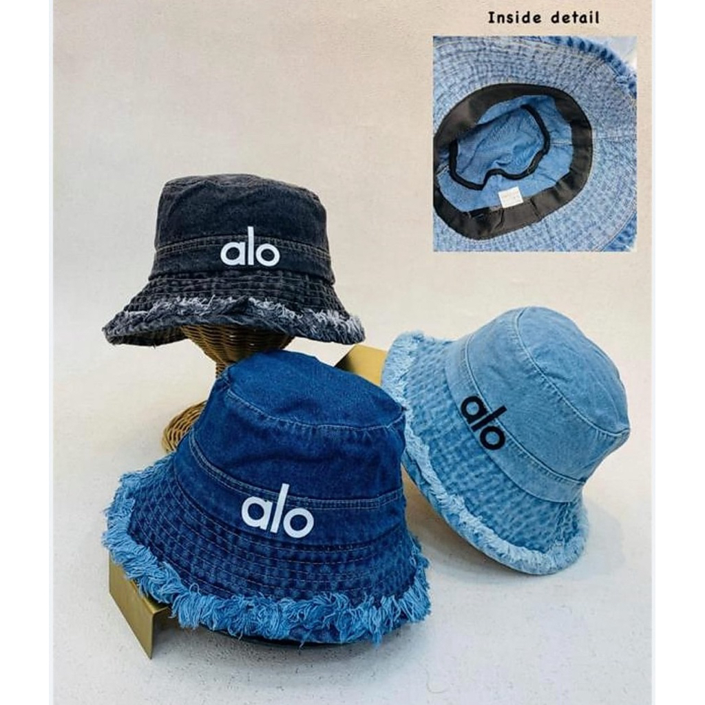 Topi Bucket Hat denim Rawis blue denim