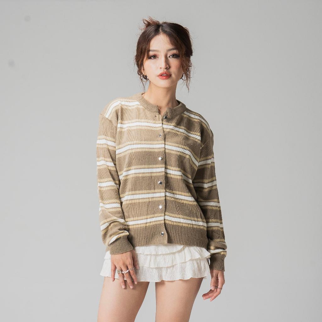 HZL "Strevee" Cardigan Rajut Knitwear Wanita