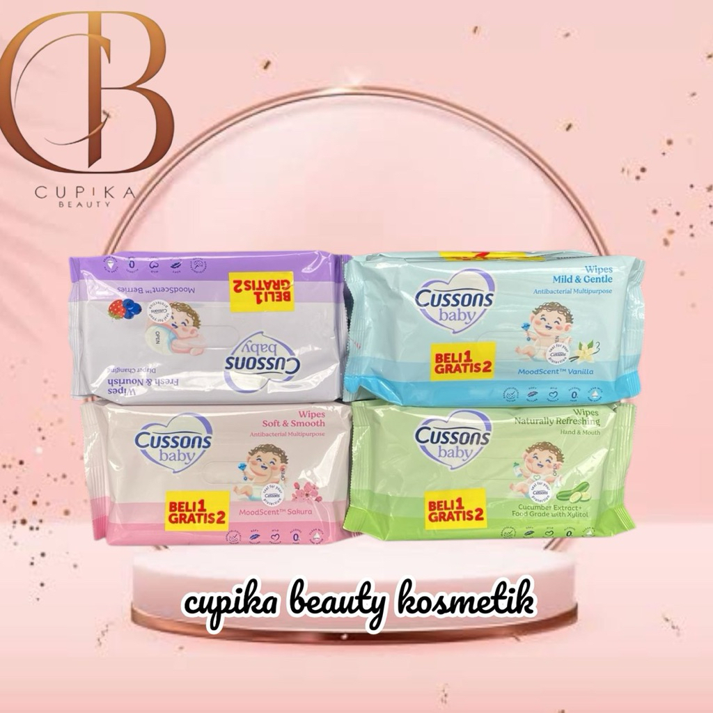 ca.pz} [beli 1 dapat 2] CUSSONS BABY TISSUE BASAH - baby wipes dapat 3 pcs