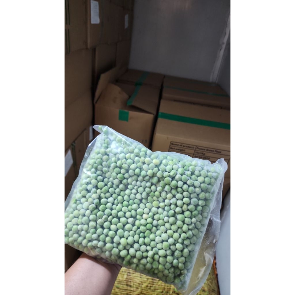 kacang polong frozen