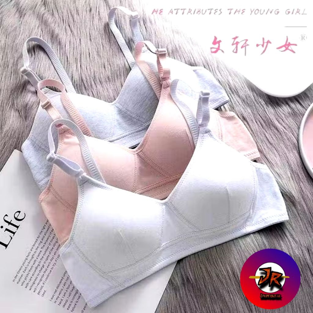 bh lusinan grosir 6pcs murah bermotif garis ] bh pakaian dalam wanita nobusa bh wanita dewasa