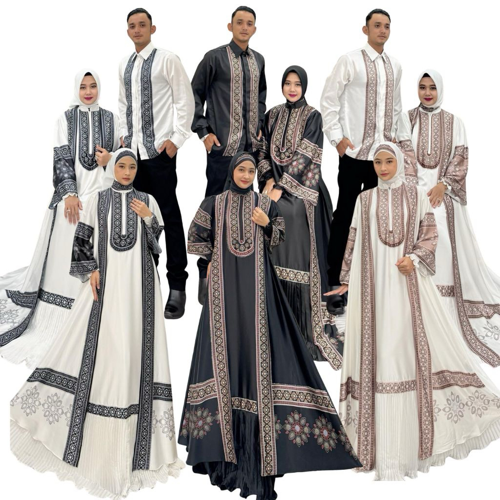 AURAKAY GAMIS DRESS  AURAKAY MARWAH 7394 SET HIJAB ORI BY AURAKAY