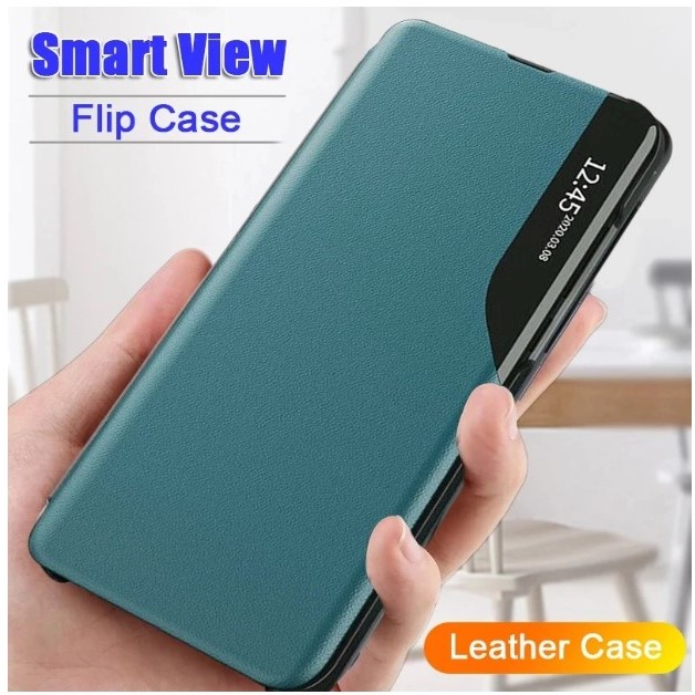 Smart View Untuk XIAOMI Poco M7 Pro/Redmi Note 10 Pro/ Redmi Note 10S Flip Cover Leather Case Book C