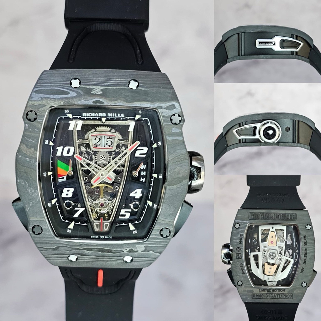 Jam Tangan Pria RM 40-01 Tittanium & NTPT Carbon Speedtail Spesial Edition