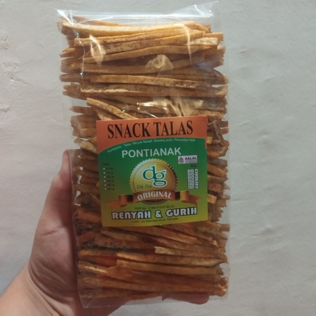 Snack Talas DeGe pontianak 250 gram