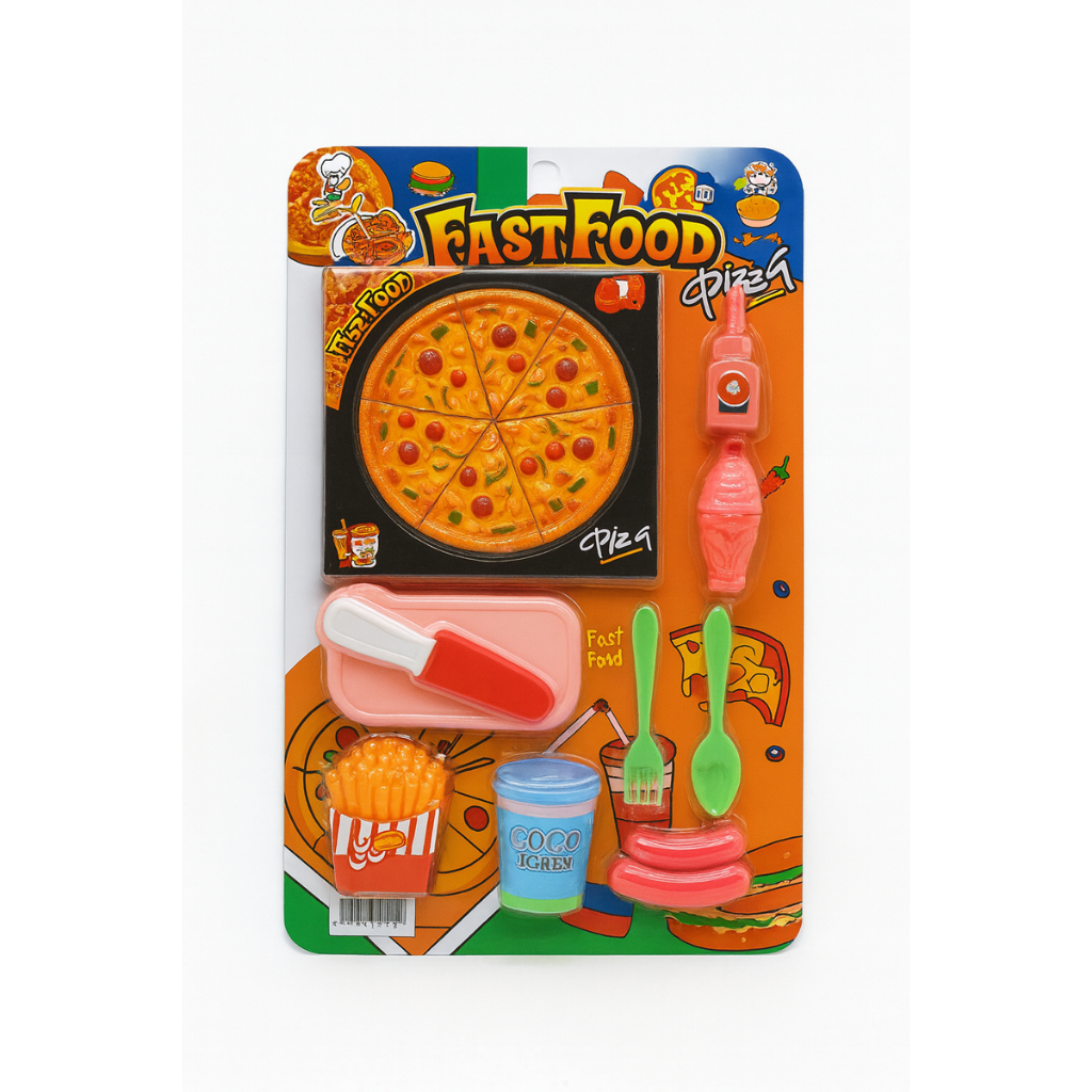 Mainan Anak Fast Food Pizza - Mainan Makanan Pizza