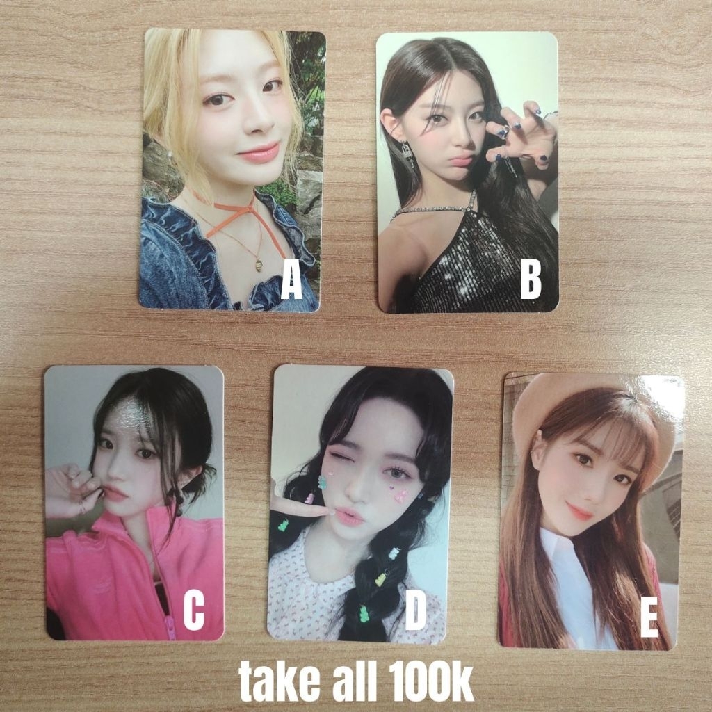 Photocard Official fromis_9 Hayoung Stayc Seeun Billie Tsuki Iz*one Eunbi
