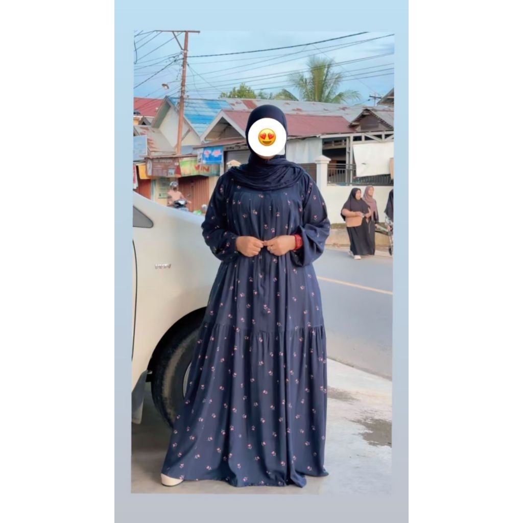 Gamis Syahida Motif Premium