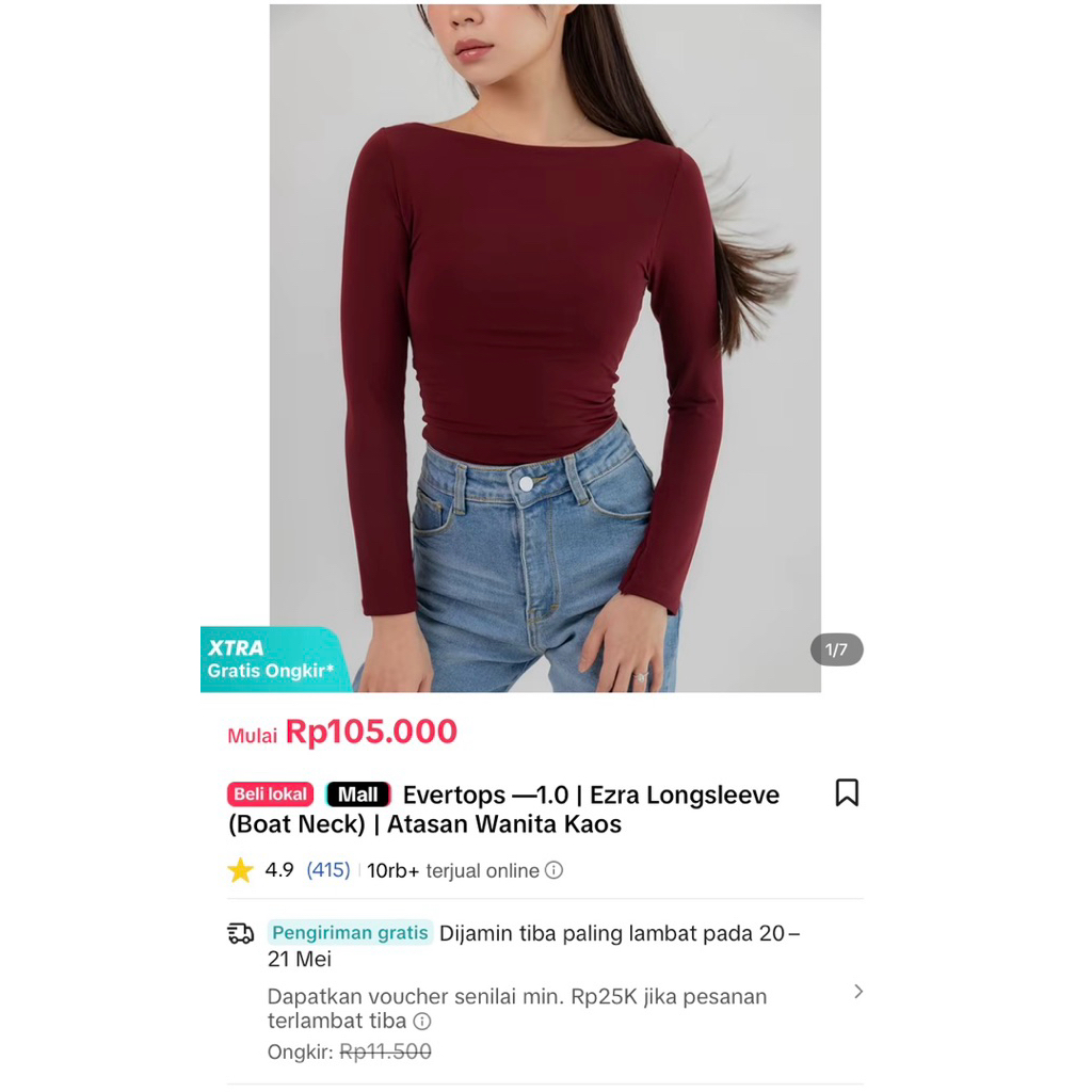 Preloved Evertops ezra longsleeve