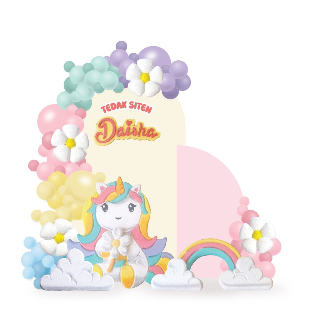 Styrofoam/ Gabus Karakter Custom Pesta/ Ulang Tahun/ Dekorasi