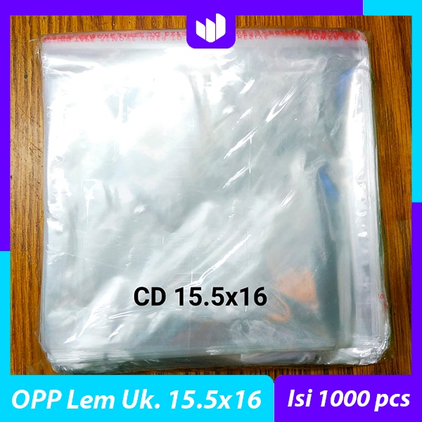 Plastik OPP CD-DVD Lem (Isi 1.000 pcs)