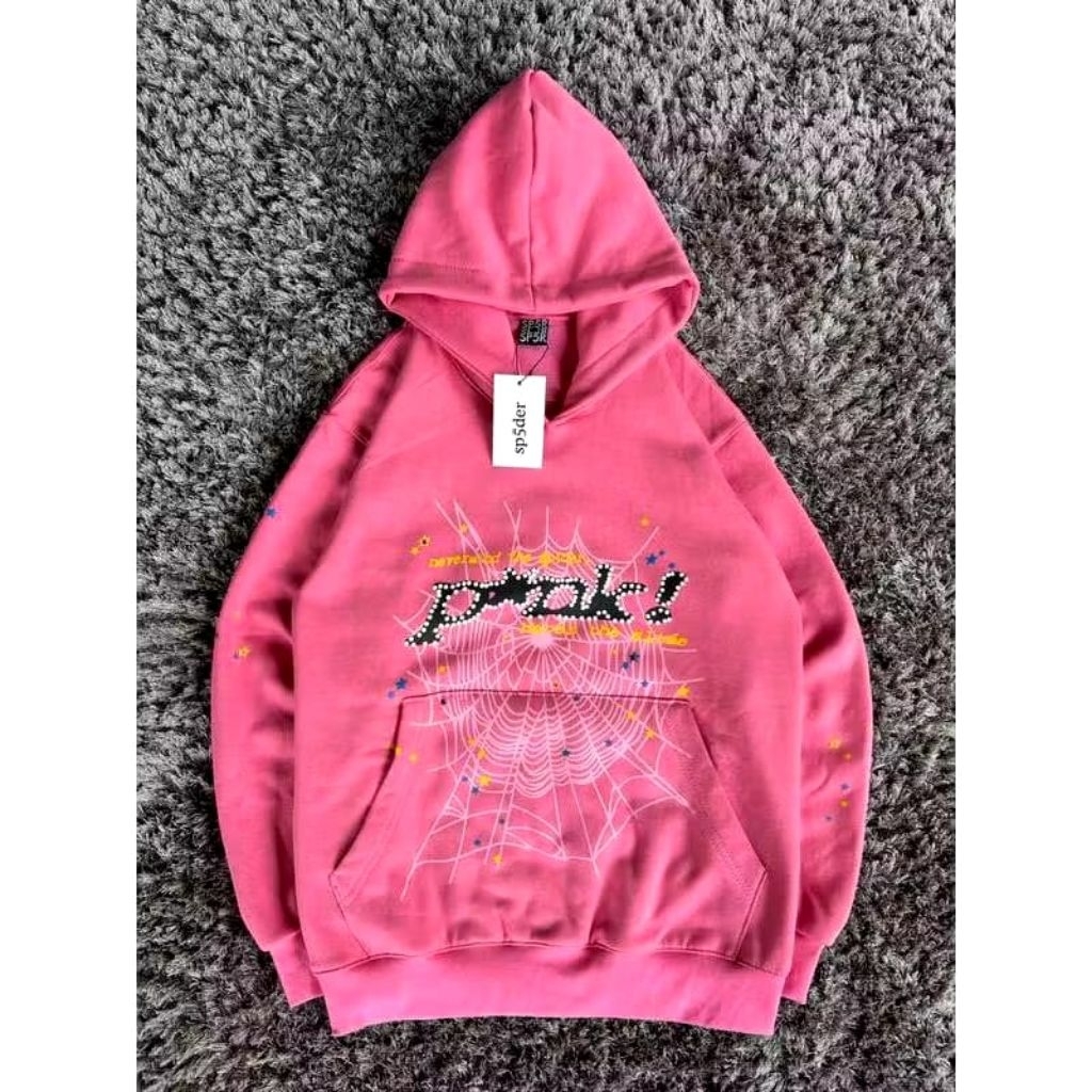 HOODIE SP5DER PINK