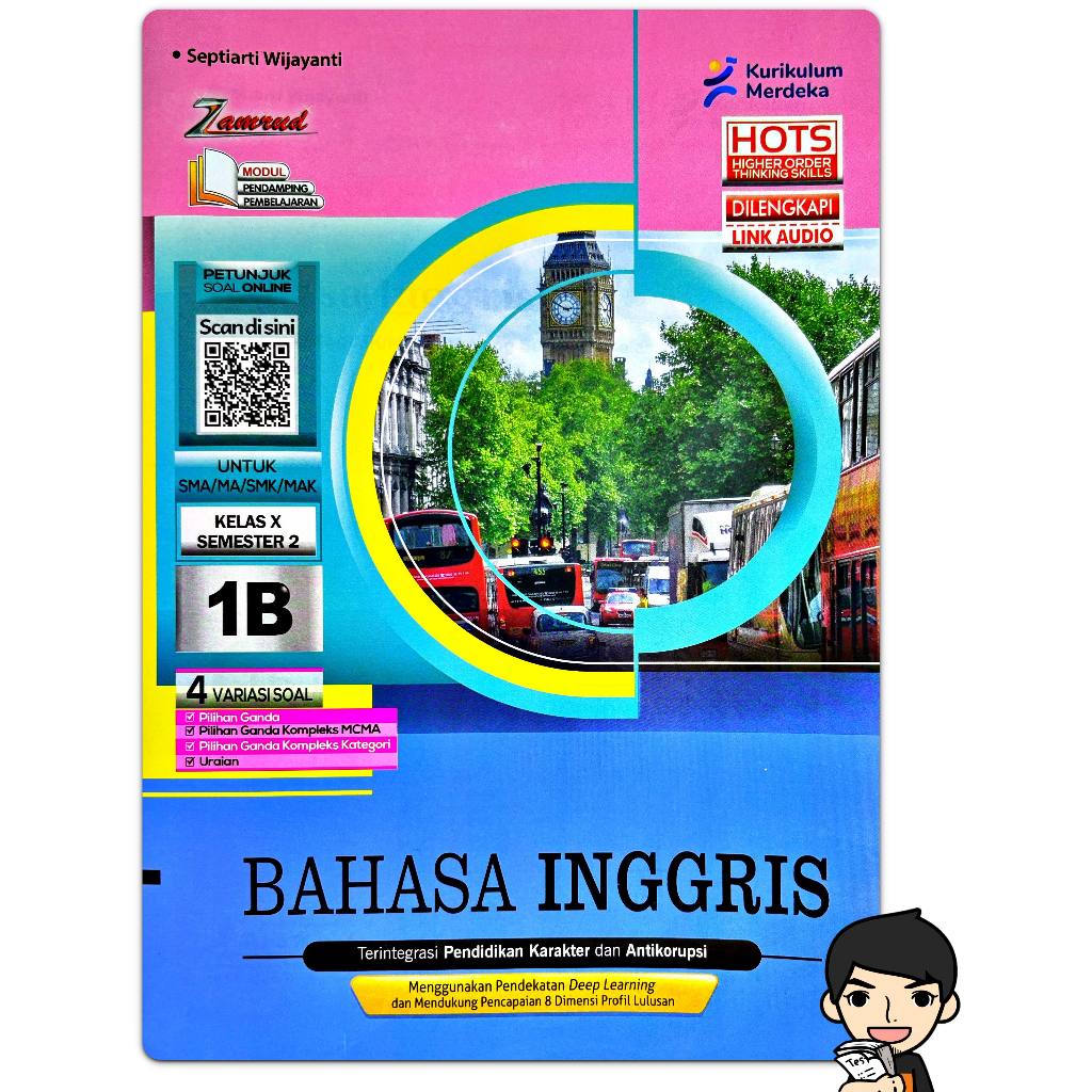 LKS BAHASA INGGRIS SMA/ MA KELAS X 10 SEMESTER 2 KURIKULUM MERDEKA 2025-2026 Deep Learning | Zamrud 