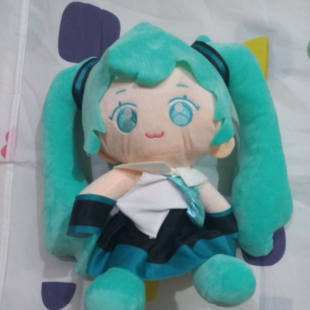 Boneka plushie plush hatsune miku unofficial bootleg preloved