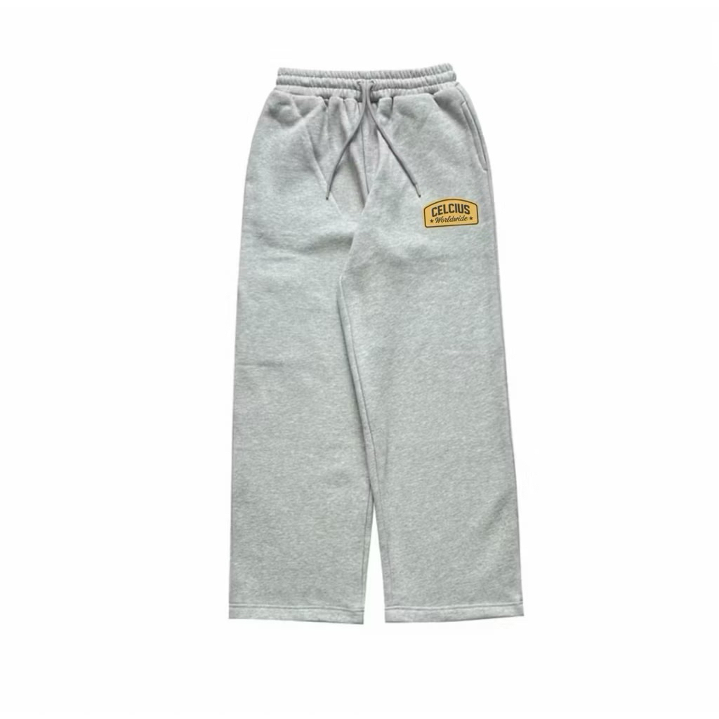 Celcius Celana Sweatpants Grey Yellows Unisex Pria Wanita