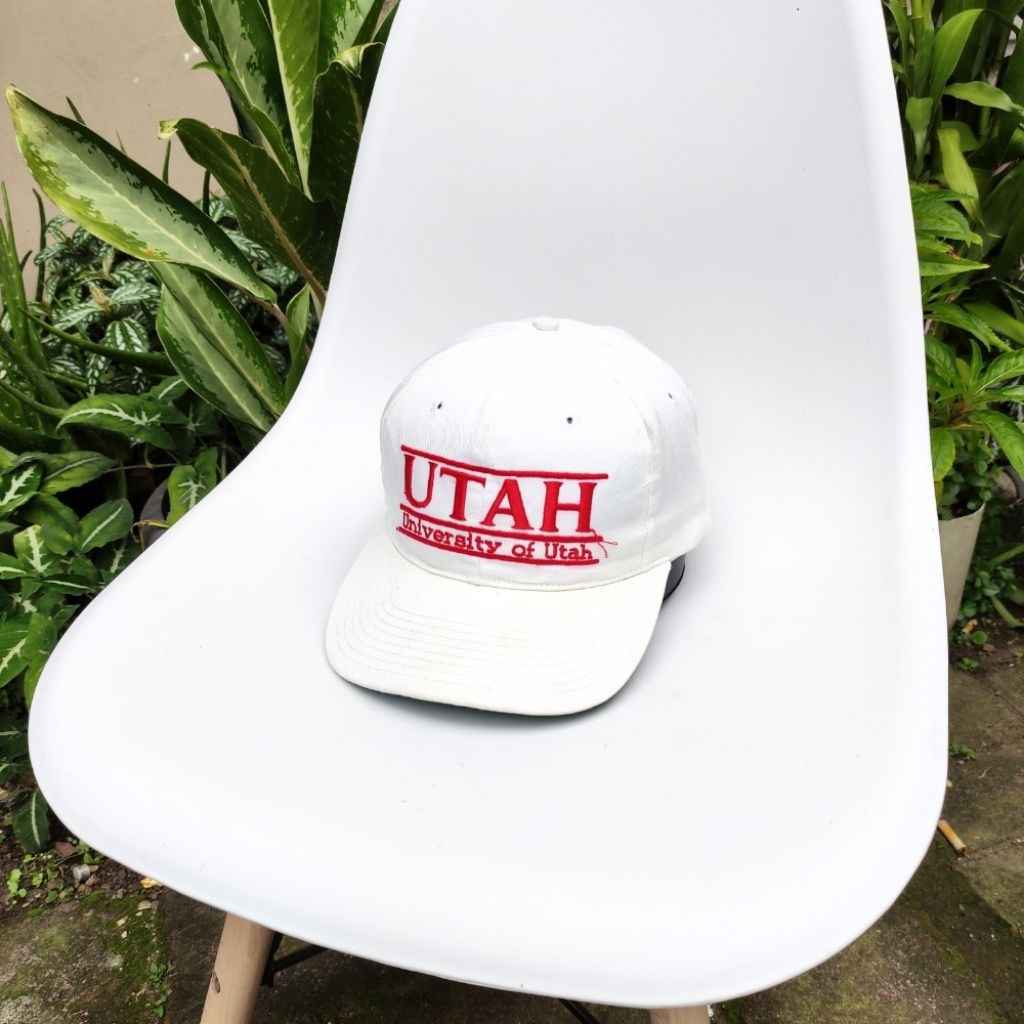 Vintage 90s UTAH University Snapback Cap