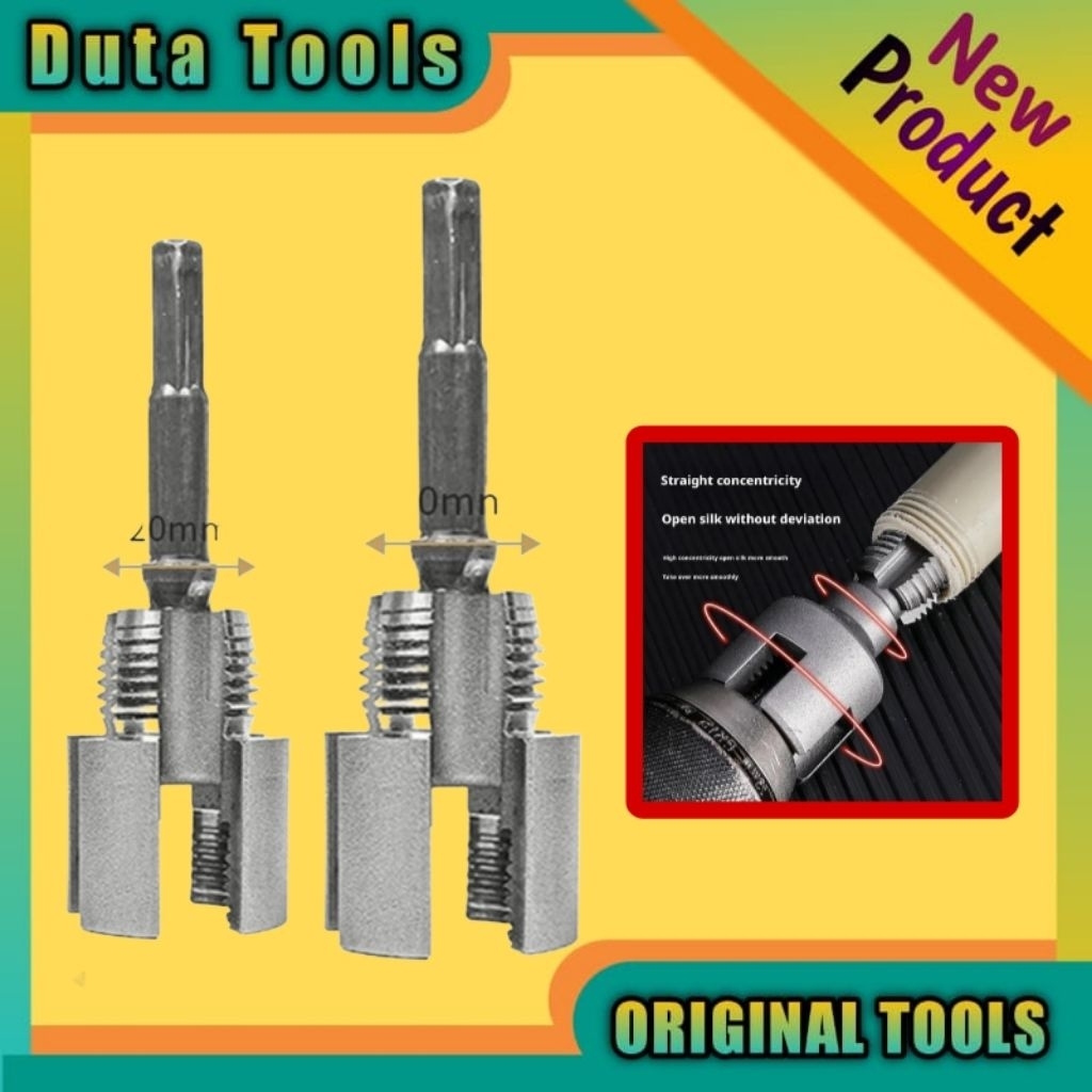 Alat Pembuat Drat Pipa PVC Luar dalam Senai Pipa PVC  Ulir  drat Pipa PVC