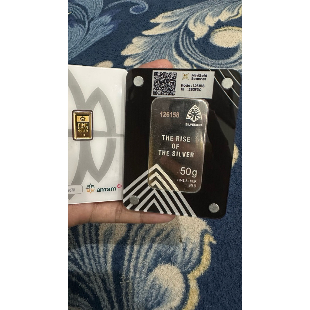 logam mulia 1gr / silverium 50gram