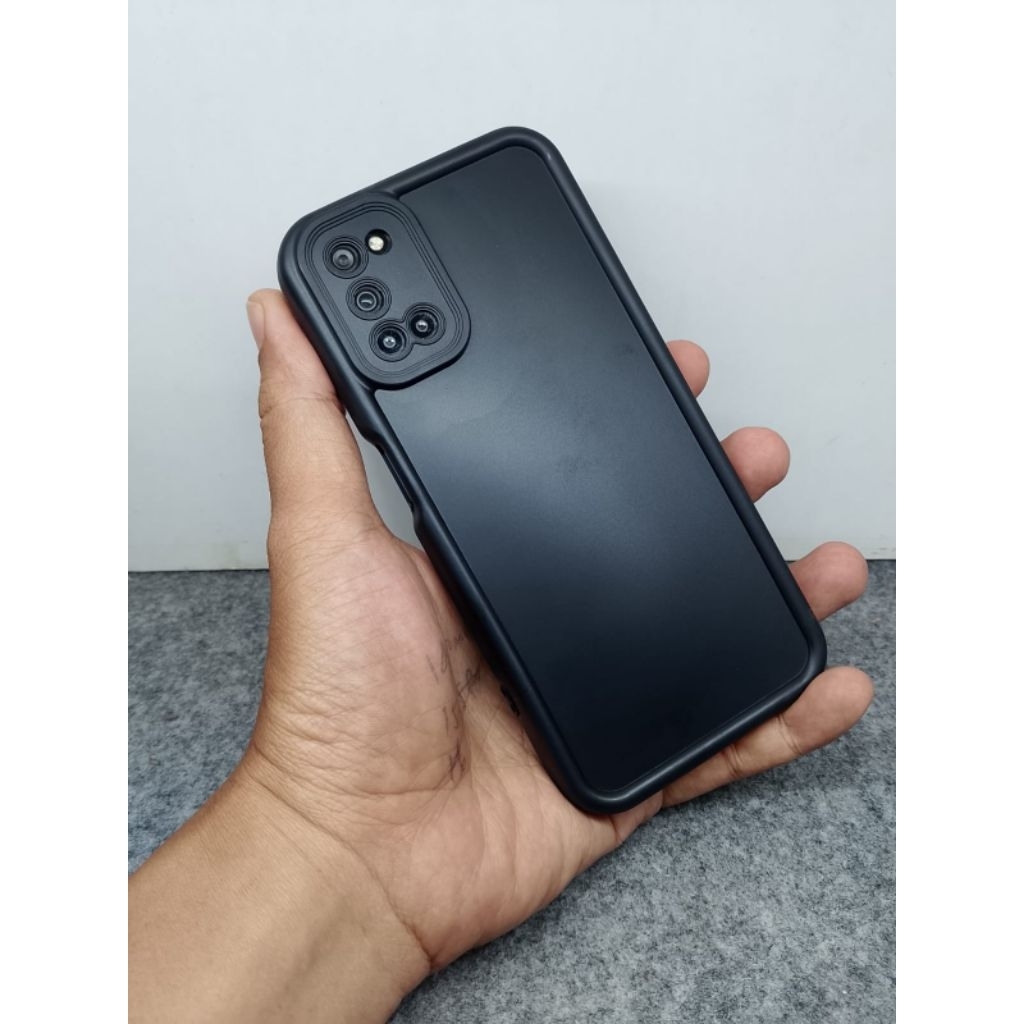 CASE OPPO A52/A92/A72 matte black PROCAM sofcase premium berkualitas elegan dan mewah