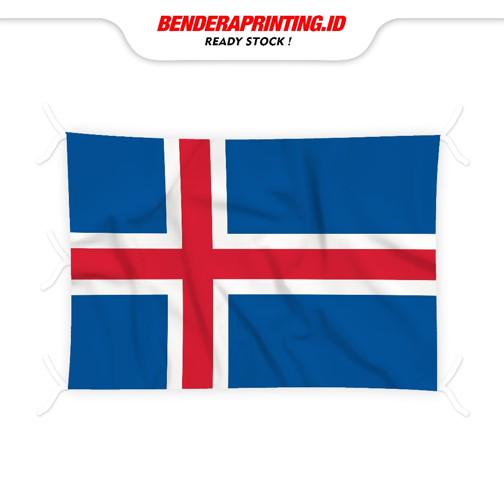 Bendera Iceland Printing Iceland Flag