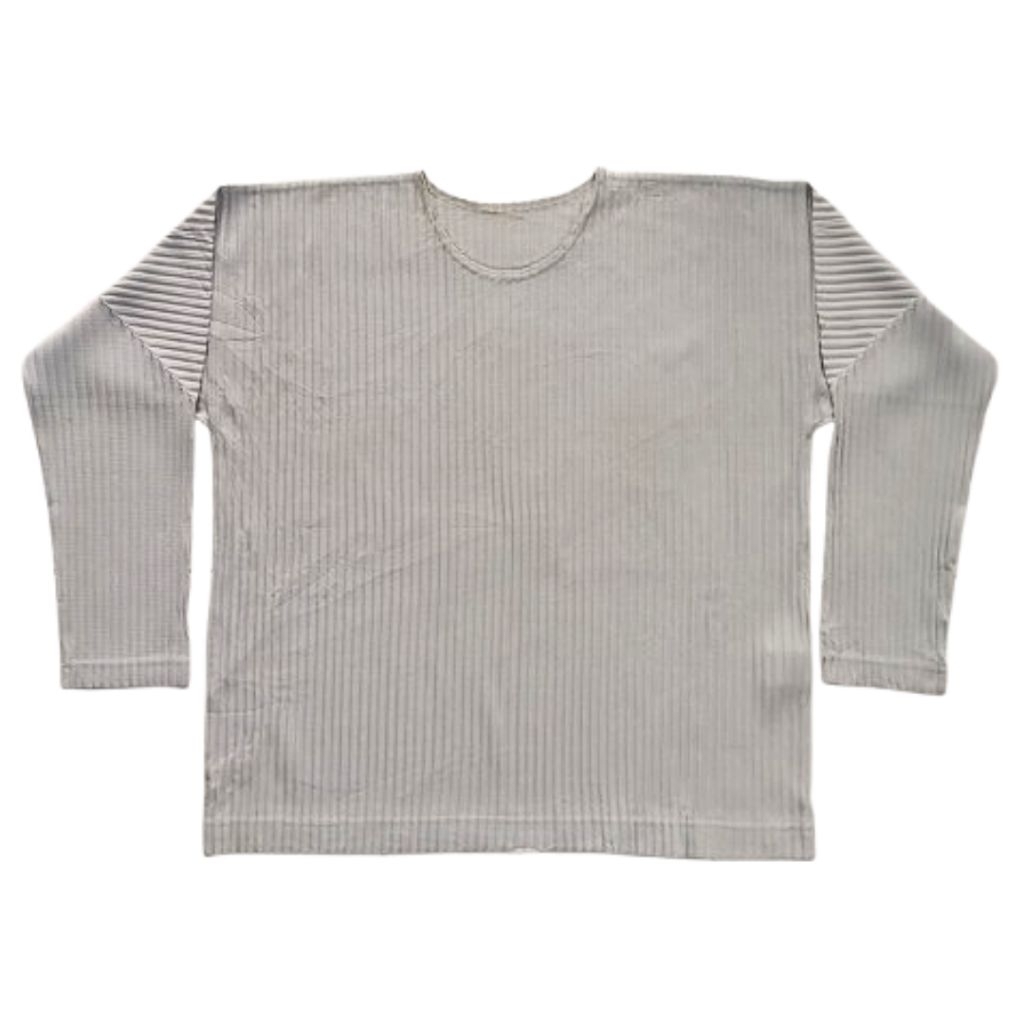 Tshirt / Kaos Homme Plisse Issey Miyake Blue Color Pleated Men