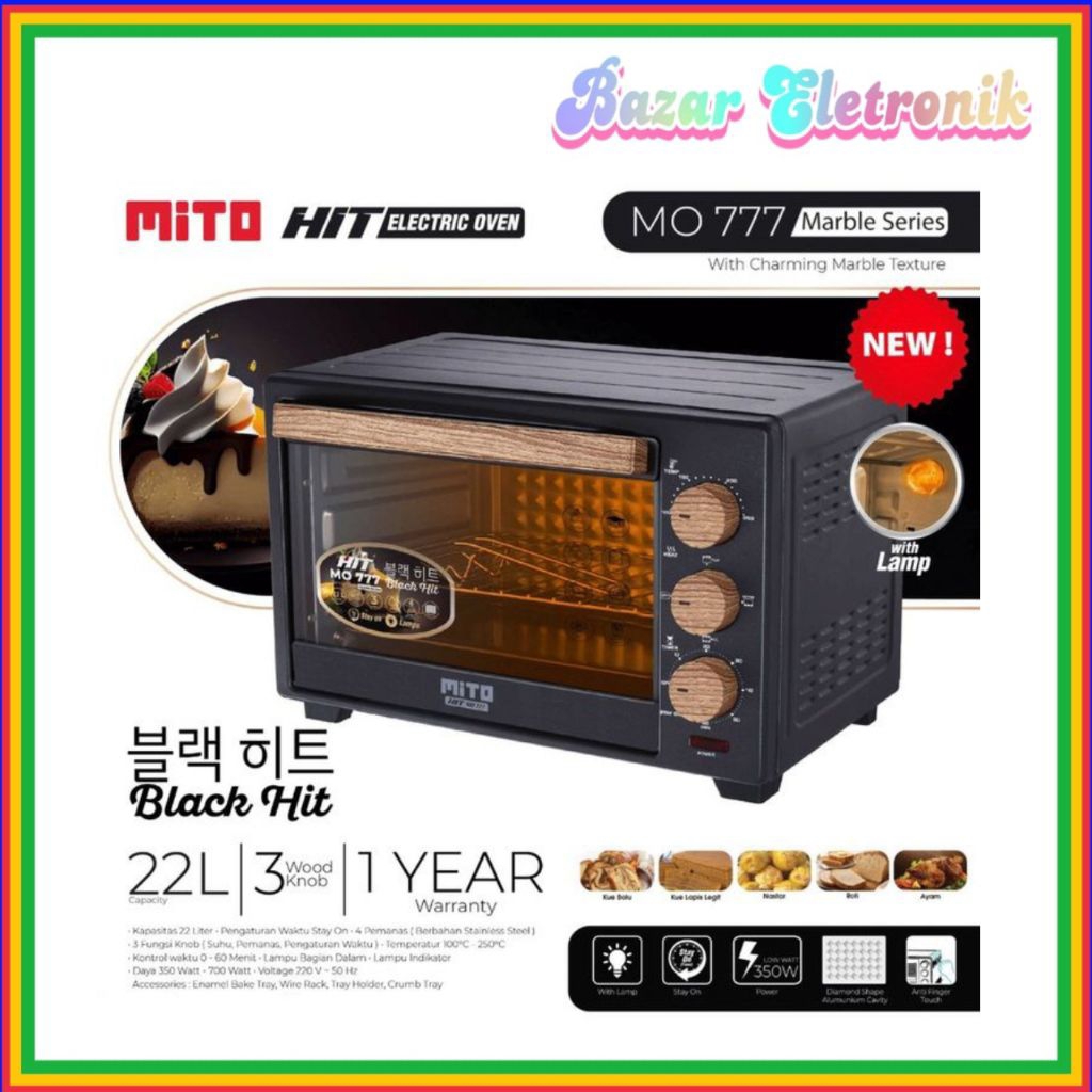 OVEN MITO MO777 / MITO OVEN LISTRIK 22 MO 777