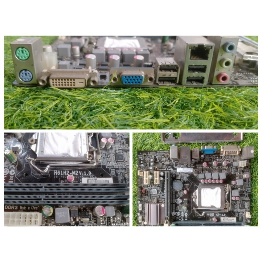 Motherboard ECS H61H2-M2 V1.0 – Stabil & Siap Pakai