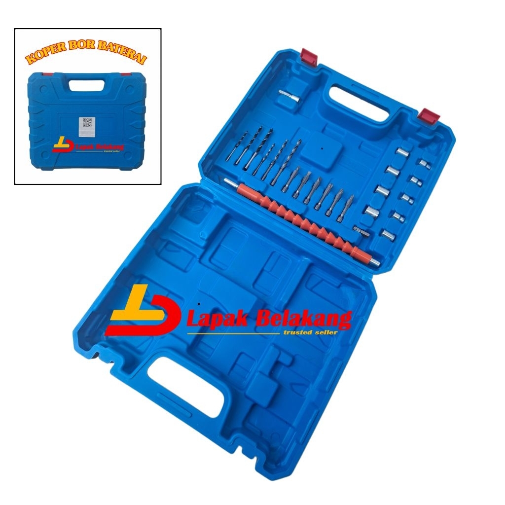 koper bor baterai 12v - 988vf perkakas tools box peralatan mesin bor cordless