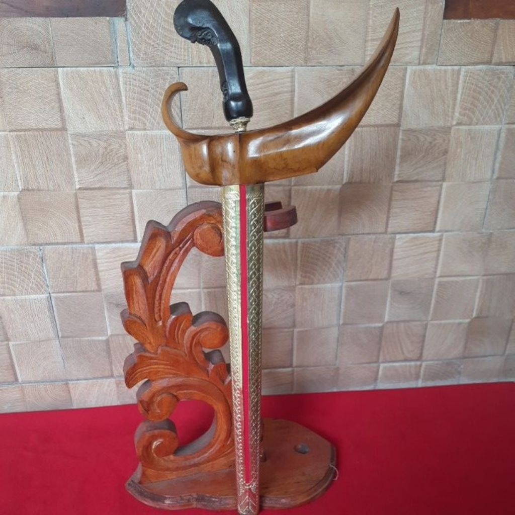 Keris Kyai Sabuk Inten Luk 11 TUS Sepuh,Bilah Gligir,Pamor Wahyu Tumurun