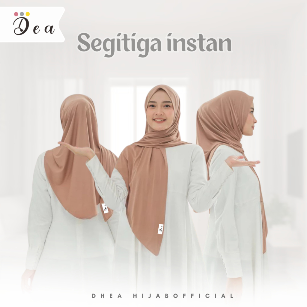 HIJAB INSTAN SEGITIGA JERSEY/JILBAB SEGITIGA INSTAN JERSEY SUPER