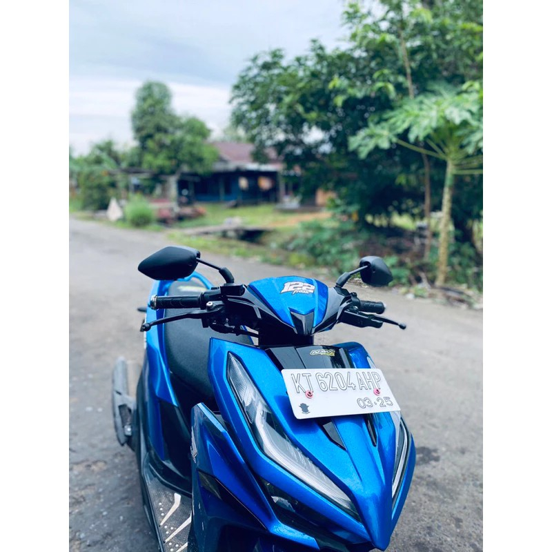 Spion Beat Deluxe Bubut Tangkai Pendek, Modif Spion Beat Deluxe Tangkai Bubut