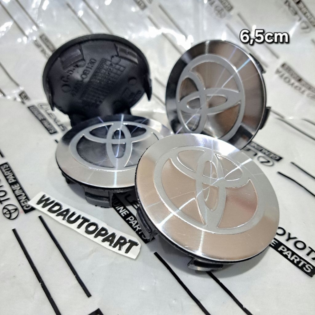 [READY STOCK] Dop Roda Tutup Velg velk Toyota Kijang Kapsul Igx krista 2002-2005 ORIGINAL Chrome Har