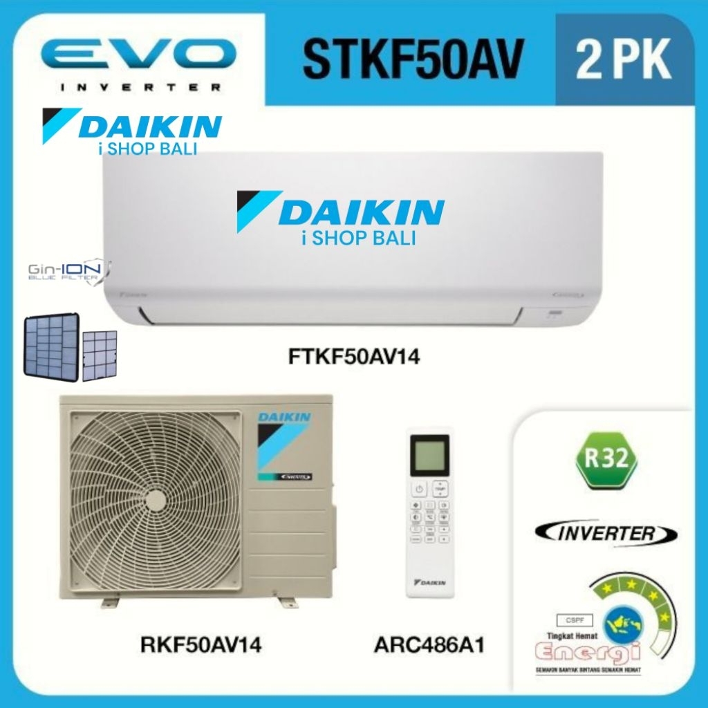 Ac Daikin Evo inverter 2 Pk FTKF50AV Ac Daikin 2 Pk