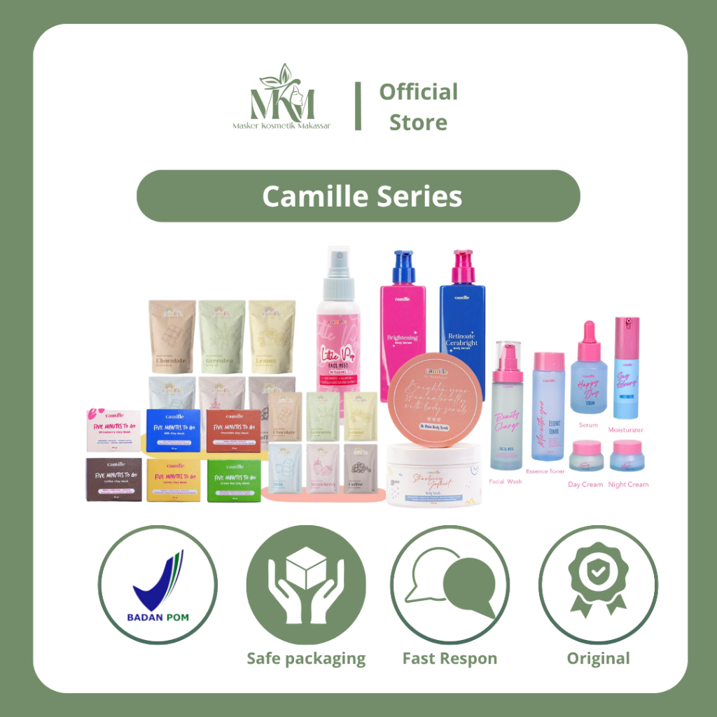 [MaskerMksr] Camille Series | Daily Skincare Routine | Facial Wash | Essence Toner | Serum | Moistur